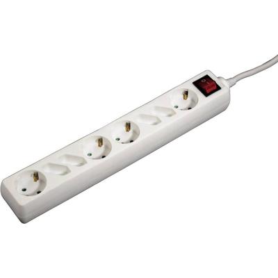 Hama 8-way Power Strip With Switch 1.4 M White