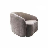 Tower Living Draaifauteuil 'Castro' Chenille, kleur Beige - thumbnail
