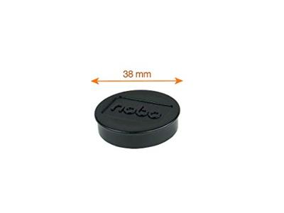 Nobo magneten, voor whiteboard, 38 mm, zwart, pak van 10 stuks