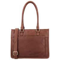 Hide & stitches jura leren schoudertas-Brown - thumbnail