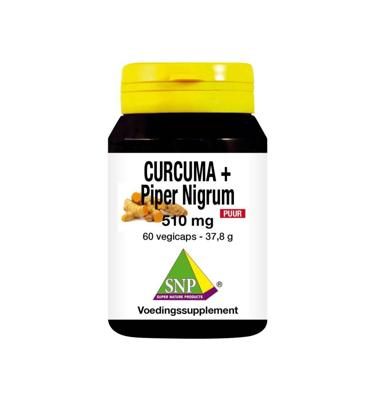 SNP Curcuma & piper nigrum 510mg puur 60 Vegetarische capsules