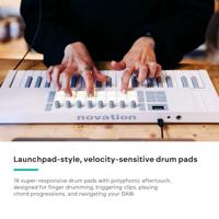 Novation LaunchKey Mini 37 MK4 WH USB/MIDI keyboard - thumbnail