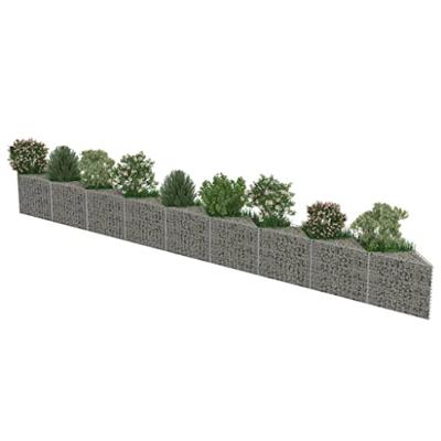 Schanskorf muur 630x30x50 cm gegalvaniseerd staal