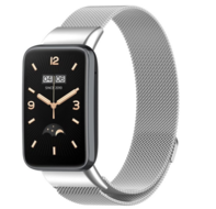 Milanese bandje - Zilver - Xiaomi Smart Band 7 Pro Milanese bandje - Zilver - Xiaomi Smart Band 7 Pro