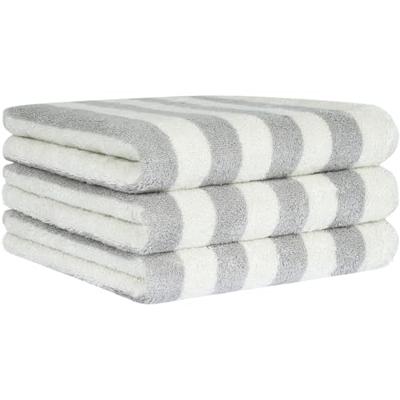 Cawö Cawö Bold 6277 grijs/natuur Douchlaken 70x140