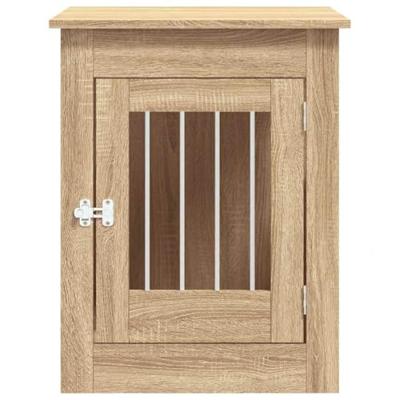 Hondenbench 55 x 80 x 68 cm bewerkt hout sonoma eikenkleurig