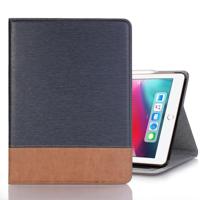 Cross textuur horizontale Flip PU lederen case voor iPad Pro 12 9 inch (2018) met houder & kaartsleuven & portemonnee (donkerblauw) - thumbnail