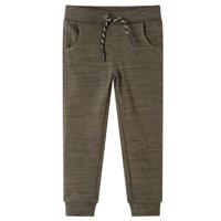 VidaXL Kinderjoggingbroek 104 gemêleerd donker kaki - thumbnail
