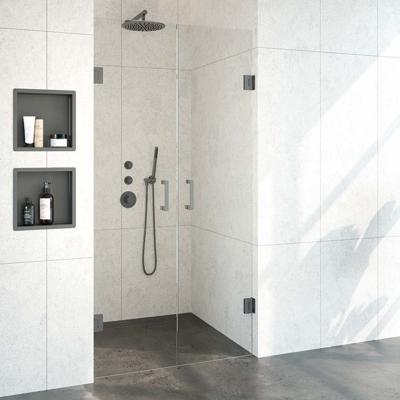 Pendeldeuren Compleet Just Creating Profielloos 100x200 cm Gunmetal Sanitop Pendeldeuren Compleet Just Creating Profielloos 100x200 cm Gunmetal Sanitop