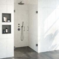 Pendeldeuren Compleet Just Creating Profielloos 100x200 cm Gunmetal Sanitop - thumbnail