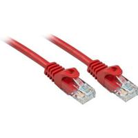 LINDY 48183 RJ45 Netwerkkabel, patchkabel CAT 6 U/UTP 2.00 m Rood 1 stuk(s) - thumbnail