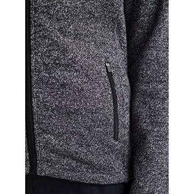 Craft 1912219 ADV Explore Heavy Fleece Jacket W - Grey Melange-Black - XS