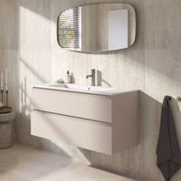 Ben Tendenza badmeubel incl. keramische wastafel 100x46x62cm zand - thumbnail