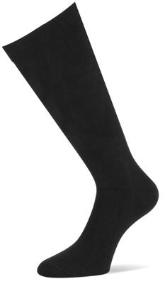 Yellowmoon kinder/dames kniekous 1 paar - Hoge katoeken sokken - 42 - Zwart - 42