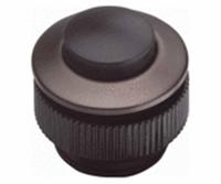 Grothe 62013 Belknop 1-voudig Antraciet, Zwart 12 V/1,5 A - thumbnail