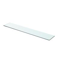Wandschap transparant 70x12 cm glas - thumbnail
