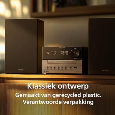Philips TAM3505M2/12 (DAB+) Stereo set Zwart