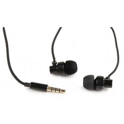 In-Ear oordopjes 'Paris' zwart met microfoon