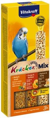 Vitakraft parkiet kracker vijgen/banaan-sesam/kiwi
