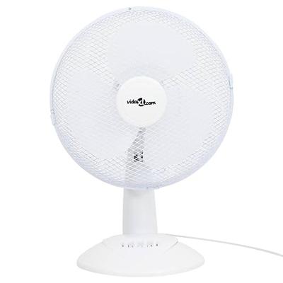 VidaXL Tafelventilator 3 snelheden 40 w 30 cm wit