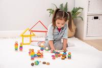 Tickit Houten Figuren super set regenboog - thumbnail