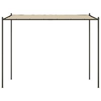 VidaXL Prieel 3x3 m 180 g/m² stof en staal beige - thumbnail