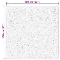 VidaXL Vloerkleed huarte laagpolig zacht wasbaar 160x160 cm crème - thumbnail