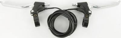 Aldo Stel remgrepen m/schakelaar ansmann e-bike