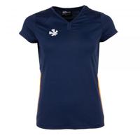 Reece Grammar Shirt Dames - Navy/Orange/White - thumbnail