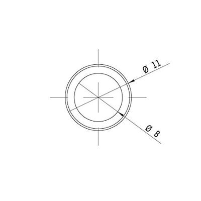 Picotronic Lasermodule Punt Rood 1 mW DA650-1-5(11x60)
