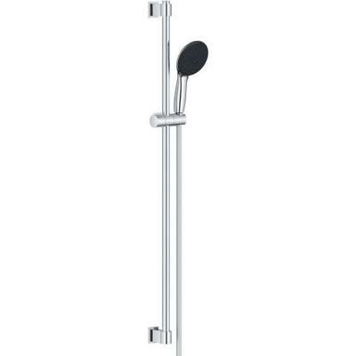 Doucheset met 3-straals douchekop, 90cm staaf en flexibele slang - GROHE Vitalio Start 110 26956001 - Waterbesparend - Chroom