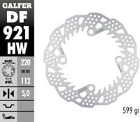 GALFER remschijf "df921" wave rotor df921 hw offroad rigid shark - thumbnail