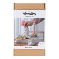 Creativ Company Hobbyset boetseren vazen en kandelaars - thumbnail