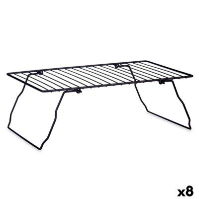 Opvouwbare plank Kinvara Zwart 37.5 x 23 x 13 cm 37 x 3,5 x 23,5 cm 37,5 x 3,5 x 24 cm 24 x 37,5 x 24,5 cm (8 Stuks)