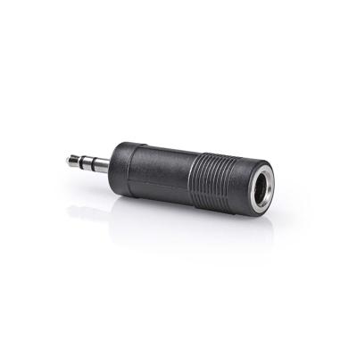 Nedis CAGB22935BK Stereo-audioadapter 3,5 Mm Male - 6,35 Mm Female Zwart