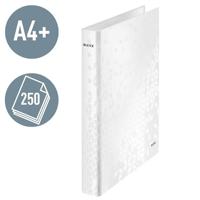 Ringband leitz wow a4 maxi 2-rings d-mech 25mm wit - thumbnail