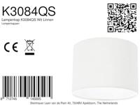 Steinhauer - Kap - lampenkap Ø 20 cm - linnen wit - thumbnail