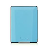 Lunso - Kobo Aura H20 Edition 1 hoes (6.8 inch) - sleep cover - Lichtblauw - thumbnail