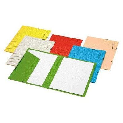 Elastomap Secolor Folio 100% gerecycled karton 250 gr Groen | 5 stuks