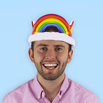 Gift Republic Opblaasbare Regenboog Kroon