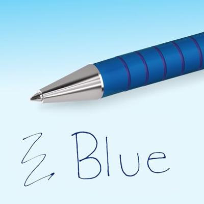 12x Paper Mate Flexgrip Ultra balpen blauw medium