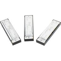 Fender Blues Deluxe Harmonica 3-Pack met opbergetui - thumbnail