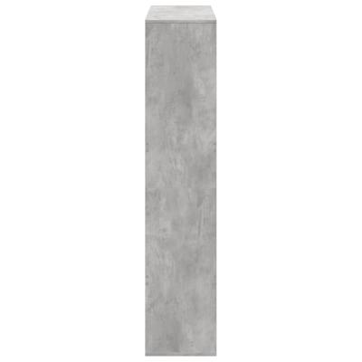 Boekenkast 100x33x156,5 cm bewerkt hout betongrijs