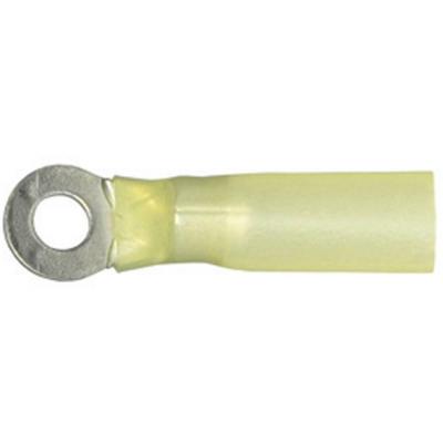 Vogt Verbindungstechnik 3656ah Ringkabelschoen Met krimpkous Dwarsdoorsnede (max.): 6 mm² Schachtdiameter: 5.3 mm Deels geïsoleerd Geel 1 stuk(s)
