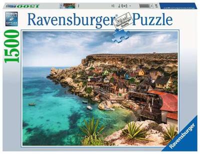 Ravensburger Legpuzzel popeye village malta, 1500st.