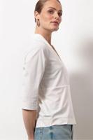 Studio Anneloes Kiek Top 12987 T-shirt Lange Mouw 1700 Ecru - thumbnail