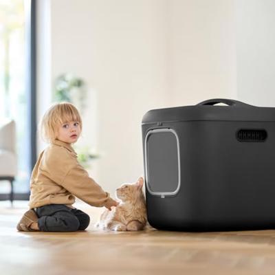 Rotho Biala XL kattenbak Antraciet Rotho Biala XL kattenbak Antraciet