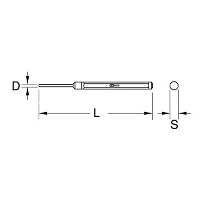KS Tools Brozeplus splitdriver, 3 mm 9632591