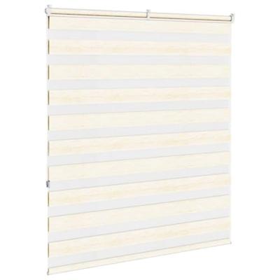 VidaXL Zebra rolgordijn 105x150 cm stofbreedte 100,9 cm marmerbeige VidaXL Zebra rolgordijn 105x150 cm stofbreedte 100,9 cm marmerbeige