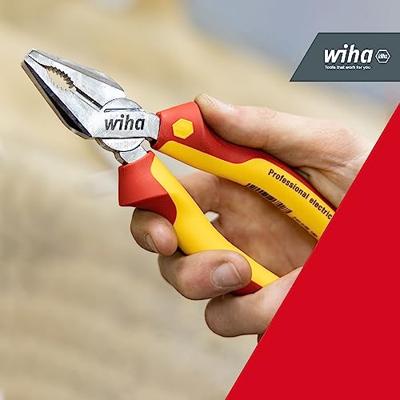 Wiha Combinatietang Professional electric met DynamicJoint® en OptiGrip met extra lang snijvlak | 180 mm | 7" - 27418 - 27418 - thumbnail